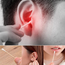 Tulips Paper-Stick Cotton Swabs - (100 Pc /  Set)