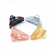 Triangle Shape Mix Color Plastic Hair Claw Clip – 12 Pc Durable Grip for Women and Girls
