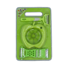 Chopping board with knife set and scissor for cutting vegetables