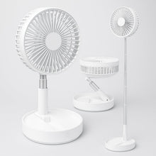 TELESCOPIC ELECTRIC DESKTOP FAN, HEIGHT ADJUSTABLE, FOLDABLE & PORTABLE FOR TRAVEL/CARRY | SILENT TABLE TOP PERSONAL FAN FOR BEDSIDE, OFFICE TABLE (Battery Not Include)