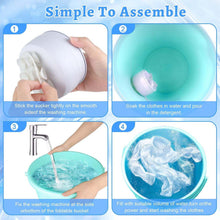 Mini Turbo Washing Machine – Portable USB-Powered Washer for Home, Camping, College & Small Spaces