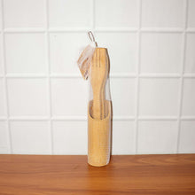 Eco-Friendly Bamboo Spatula Set with Holder (4 Pc)