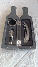 Premium Wine Bottle Shape Bar Accessory Gift Set